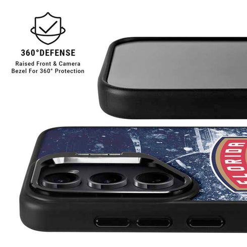 NHL Florida Panthers Frozen Galaxy S24 FE Kickstand Case